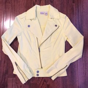 Neon yellow Mudd zip up jacket